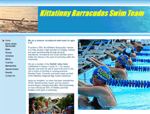 Tablet Screenshot of barracudasswimteam.org